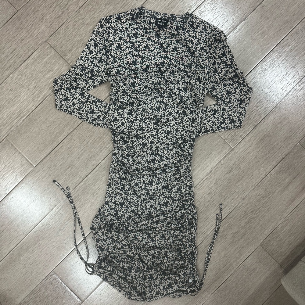 floral mesh dress